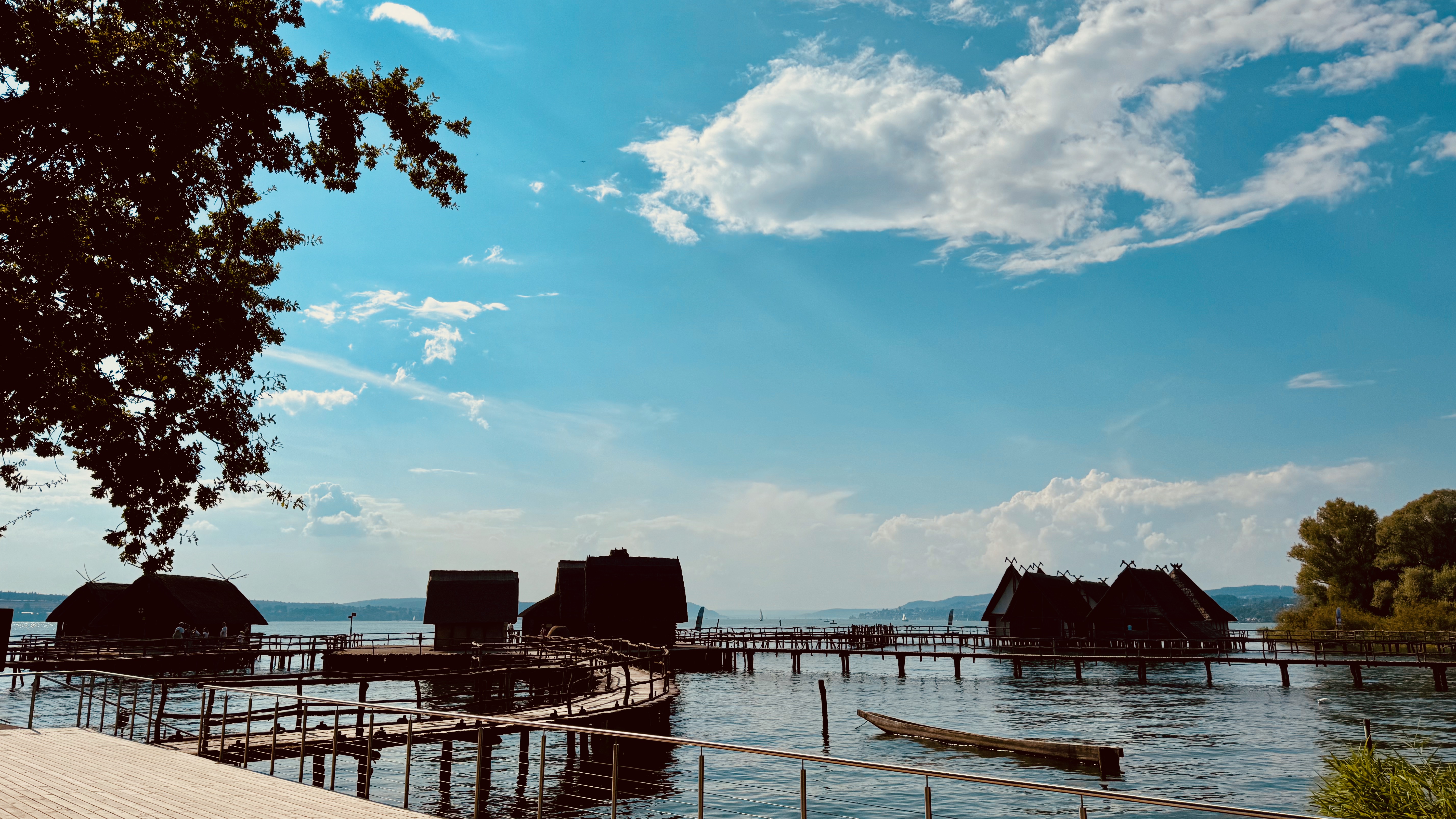 Pfahlbauten in Unteruhldingen am Bodensee