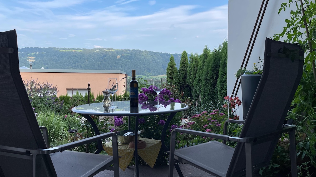 Atemberaubender Blick auf den Bodensee von der Ferienwohnung Blickreich